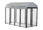 Modular Kennel Panels 4 Feet X 8 Feet X 6 Feet , Uptown Premium Steel Boxed Kennel Kit