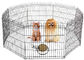 HAISEN Stainless Steel Mesh Box , Powder Coated Foldable Dog Playpen for Cats Rabbits Puppy